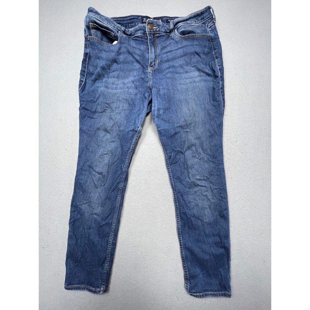 Hollister Skinny Jeans Denim Blue 15S W32 L28 Womens